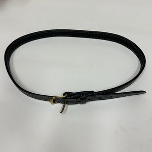 Brenneman’s 1 inch black leather belt 36” long made in the USA